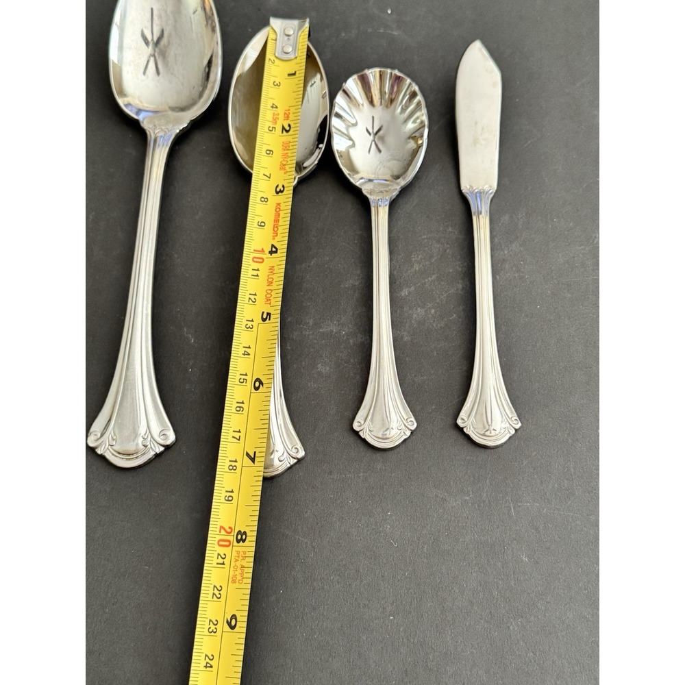 Wallace RESPLENDENCE Tablespoon Teaspoon‎ Sugar Spoon Master Butter Knife (4) - Picture 3 of 8